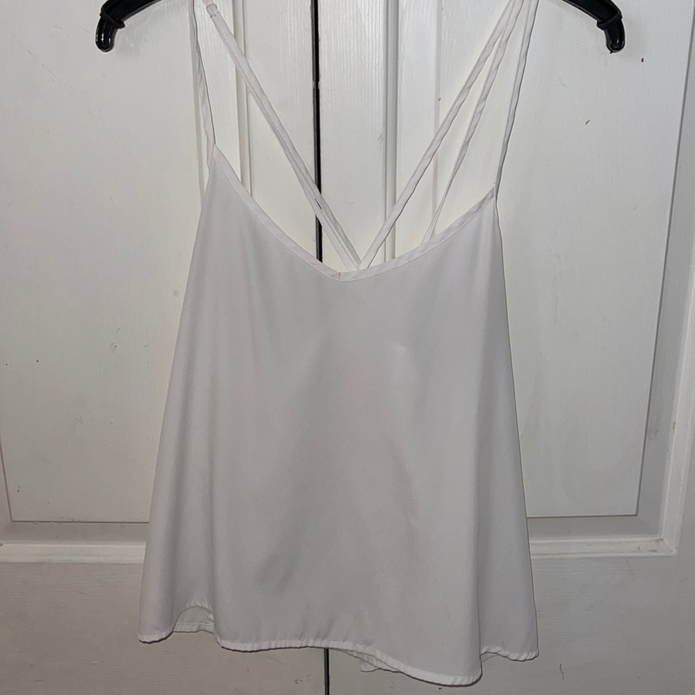 White hollister tank top